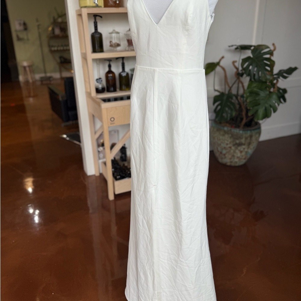 NWT Lovers + Friends Ivory Maxi Slip Dress - Medium